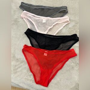 Luelle NYC sheer underwear bundle NWOT
